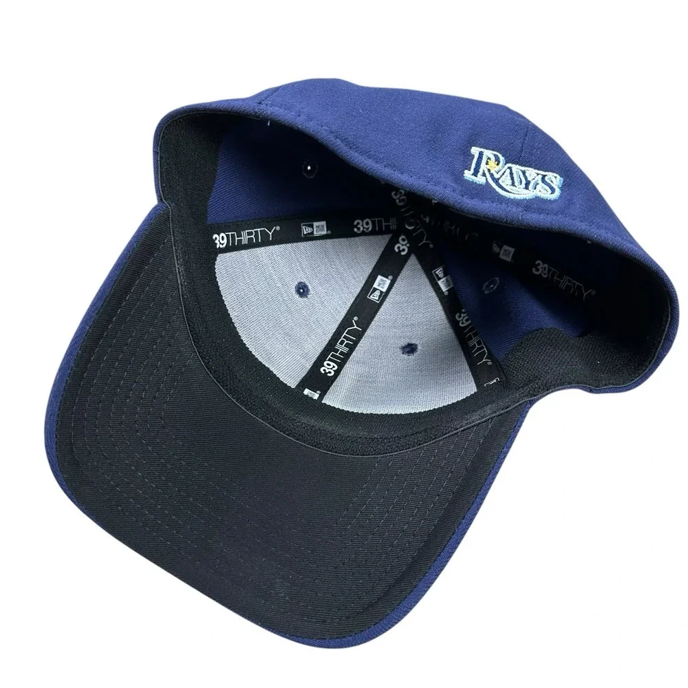 New Era Tampa Bay Rays Men's Small/Medium Baseball‎ Hat Fitted Blue